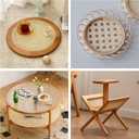 14" Width Cane Webbing 3.3Feet, Natural Rattan Webbing for Caning Projects, Woven Open Mesh Cane for Furniture, Chair, Cabinet, Ceiling
