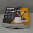 Cordless Paint Sprayer for Dewalt 20V MAX Battery Electric Spray Paint Gun with High Capacity Container Easy to Clean for House Painting Yellow(Not Include Battery)