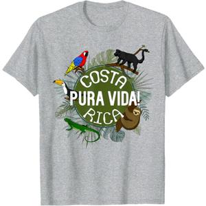 Pura Vida Costa Rica T-Shirt! Party Animals! T-Shirt, Size M