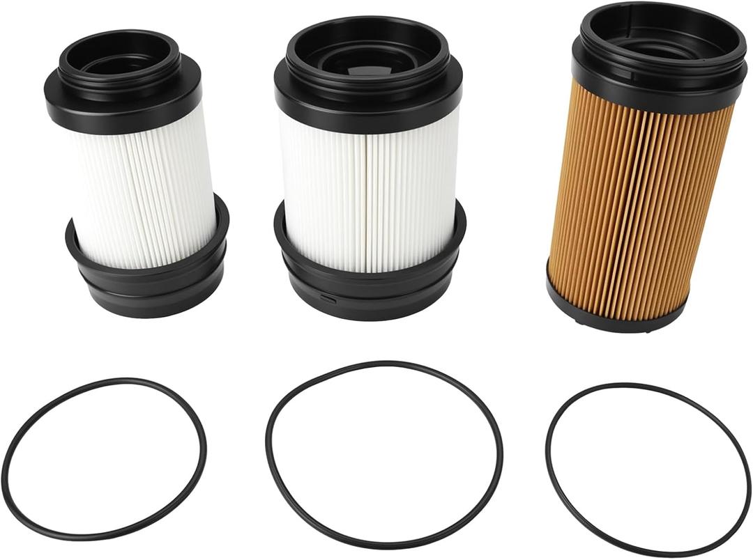 Flecto 68677800AA 68677810AA Fuel Filter Water Separator & Oil Filter Kit Compatible with 2025-2026 Ram 2500 3500 4500 5500 6.7L Cummins Turbo Diesel