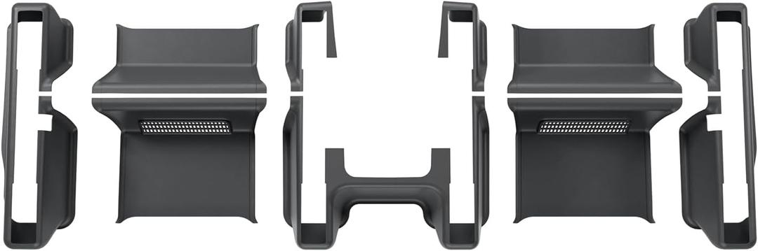 LUCKEASY 9PCS Seat Slide Rail Pad Cover & Under Seat Floor Mat for Tesla Model Y Juniper 2025 2026 Floor Mats Seat Track Scratch-Resistant for Model Y Juniper Accessories TPE Black