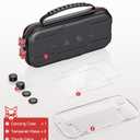 AXYBCOOL Switch 2 Case Bundle Compatible with Nintendo Switch 2/Switch/SwitchOLED Console, Hard Shell Protective Portable Travel Carry Case for Switch Games & Accessories