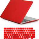Se7enline Compatible with MacBook Pro Case 16 inch 2021/2022/2023/2024 M4 M3 M2 M1Chip Model A2485 A2780 A2991 A3403 Matte Laptop Protective Hard Shell Case with Keyboard Cover Skin,Red