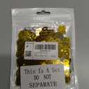 WILLBOND Gold 50th Confetti, 50th Number Birthday Confetti, Wedding Birthday Anniversary Party Table Decorations