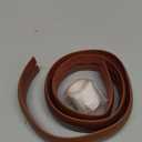 Floor Cord Cover 4FT, Walnut Wood Cord Hider Floor, Soft PVC Cord Protector Floor, Hide Extension Floor Wire Covers for Cords, Organizer Wires Floor Cable Cover, Cable Cavity: 0.47" (W) x 0.24" (H)