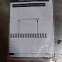 Gold Rectangular Crystal Chandelier Light Fixture 53.4 in Dining Room Chandelier Over Table Modern Farmhouse Ceiling Pendant Hanging Light Fixture for Living Room, Kitchen Island (Bulb not Included)