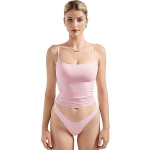 SUUKSESS Women Sexy Square Neck Tank Top Summer Y2K Going Out Basic Cami Shirt (Small, Sapphire)