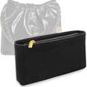 Lckaey Purse Organizer For Chanel 22 Handbag - Single Shoulder Felt Organizer Insert Y081(Black-Mini)
