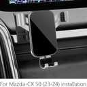 Car Phone Holder for Mazda CX-50 CX50 2023 2024 2025 2026 and Mazda CX 50 Hybrid 2025-2026 Auto Interior Accessories Best Cell Phones Mount Cellphone Mobile Cradle Charging Bracket Screen Stand