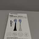 Electric Toothbrush Heads for Philips Sonicare Replacement Heads, 10 Pack Adults Kids 7+ Sonicare Toothbrush Replacement Brush Heads Philips Sonicare Sensitive Replacement Heads C2 C3 G2 G3 A3, Black