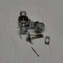 Atlas Tulip Entry Locking Door Knob and Deadbolt Combo Kit, Satin Chrome