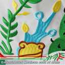 MIDLE Double Sides Mexico Flag 3x5 Ft Large Outdoor - Embroidered Mexican coat of arms Flags |Quadruple Stitched Fly Ends| House Decoration Banner