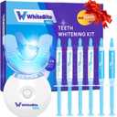Whitebite Pro Teeth Whitening Kit for Sensitive Teeth | 4 Whitening Gels & 2 Remineralizing Gels | LED Light System for Fast Results | Professional Dental Grade | Enamel Safe