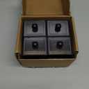 Qtip Holder for Bathroom Wall Organizer  Bathroom Decor, Dorm Room Essential, Small Q-tip Dispenser for Cotton Swabs, Balls, Pads, Floss Picks  Office Storage, Vanity Makeup Organizer(4 Pcs)