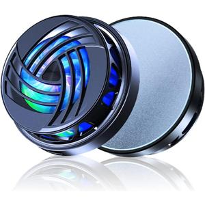 Cell Phone Cooler Tablet Radiator with Semiconductor Chip Magnetic Radiator for Live Streaming, Movie Watching, Mobile Gaming - Black