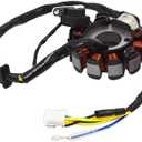 LABLT 11 Pole/Coils Ignition Stator Magneto Performance for 125CC 150CC GY6 Scooter Engines with DC System Taotao Scooter
