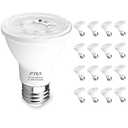 FTL 20-Pack PAR20 LED Bulbs 5000K Daylight White, 7W 600LM 50W 60W Equivalent, Dimmable Spot Light Bulb, E26 Base, Indoor Outdoor Flood Light