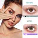 3 x Eyelash Curler - Ergonomic Design for All Eye Shapes, Precision Curl Control, Superior Long- Lasting Curl, Gentle on Lashes, Includes 2PCS Silicone Replacement Pads, Easy to Use (Blue)