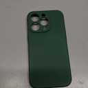 Miracase Designed for iPhone 14 Pro Case with Screen Protector, [Upgraded Camera Protection], Shockproof Liquid Silicone Rubber Phone Case Cover for 14 Pro 6.1 inch, Alpine Green