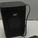 JRD 10inch PTC Space Heater with 80Oscillation, Thermostat, 12h Timer, Fast Heat, Eco Mode, Remote, 1500W Small Quiet Safe Room Electric Heater, Portable Desk Heat for Office Bedroom