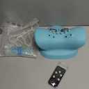 Neck Massager 2025, Neck Stretcher Cervical Traction with Heat, 3 Modes, Portable Massage Neck Hump Corrector for Pain Relief and Muscle Relax, 26 Angle Cervical Traction Device (Blue)