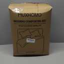 MUXHOMO 7 Pieces California King Comforter Set, Reversible Bed in a Bag Cal King Size, All Season Bedding Set with Comforter, Flat Sheet, Fitted Sheet, Pillowcases & Shams, Red & Black