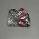 Ladoogo Reflective Dog Collar Padded with Soft Neoprene Breathable Adjustable Nylon Dog Collars for Small Medium Large Dogs (Small (Pack of 1), Red Collar+Leash)