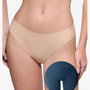 LUCKMEEY Seamless Thongs for Women Workout Thong No Show Thong Concealer Panties Cotton G-String Thongs Hider Underwear, M