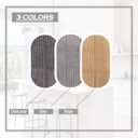 Kitchen Rugs Sets of 2 PCS  Kitchen Mats for Floor 24x35/24x60 Inch Non Slip Washable Rug Set, Non Slip Floor Mats Made of 100% Polyester Soft and Anti-Slip Standing Kitchen Runner Rug, Beige