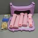 Kids Easels for Toddlers 2-4 Double Sided Kids Art Easel with Magnetic White Board Chalk Board Adjustable Stand Drawing Painting Easel Learning Toys 2 3 4 Year Old Girl Birthday Christmas Gifts Pink