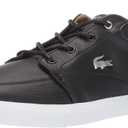 Lacoste Men's Bayliss Sneaker, Black/White, 9.5