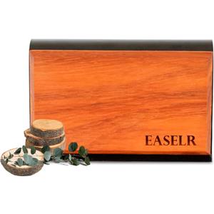 Teak Car Air Freshener, Wood Air Freshener, Car Odor Eliminator Visor Clip Scent Starter Kit Vehicle Scent Diffuser for Cabin, Truck & SUV