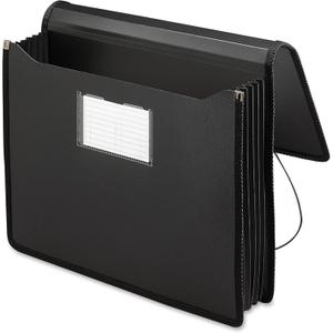 Smead Poly Wallet, Accordion File Organizer for File Folders, Letter Size, Black, 5-1/4 inch Expansion, Office Supplies, Document Organizer (71500) Smead Poly Wallet, Accordion File Organizer for File Folders, Letter Size, Black, 5-1/4 inch Expansion, Office Supplies, Document Organizer (71500)