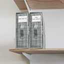 SUOCO SheetCube Bed Sheet Organizers and Storage 2 Pack, Foldable Linen Closet Organizer, Bedding Folder Storage Box Container for Blanket, Duvet Cover Set, Bed Sheet Set - Pattern Grey