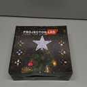 Patiobay Christmas Tree Topper Lighted with 6 Projected Patterns, Christmas Star Tree Topper Built-in LED Rotating Lights, 3D Glitter Projector for Party Holiday Xmas Decorations Gifts (Silver)