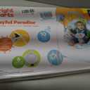 Bright Starts Playful Paradise Portable Compact Automatic Baby Swing with Music, Unisex, Newborn +