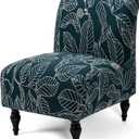 Liykimt Armless Accent Chair Cover Slipcover,Slipper Chair Stretch Spandex Removable for Armless Chair Furniture Protector Covers for Living Dining Room Hotel (Blue, 1)