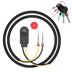 Haoguo Premium Start Stop Button Switch, Waterproof IP67, Compatible with SeaDoo GS GSI GTI GTS GTX HX SP SPI SPX XP Explorer 278000427 278000501 278001115, Includes 6-Piece Terminal Removal Tool