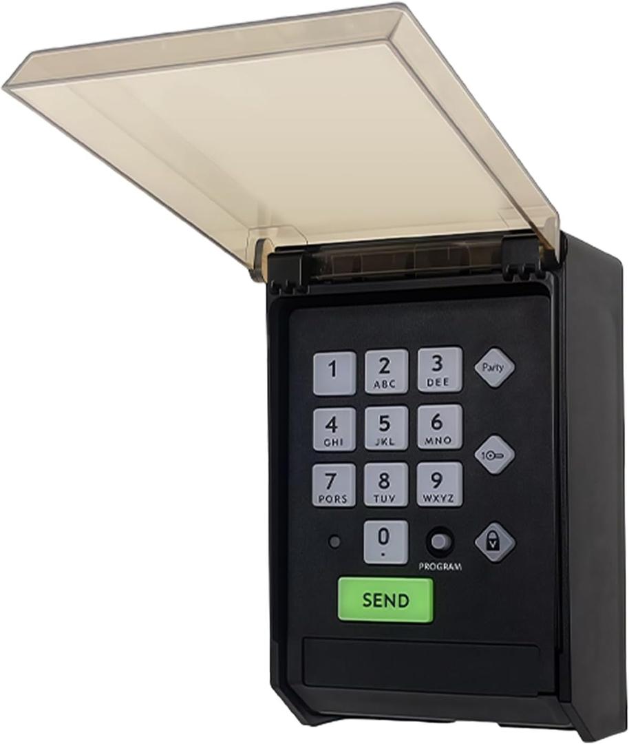 for Ghost Control Premium Wireless Keypad for Ghost Gate Opener Weatherproof Cover for Automatic Gate Openers - AXWK Model with Removable Cover