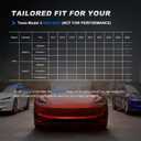 AOMSAZTO Custom Fit Seat Cover for Tesla Model 3 2024-2025(Not Performance)