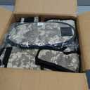 Cross101 Adjustable Camouflage Weighted Vest with Shoulder Pads, 20 lb