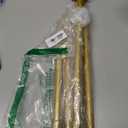 Gold Shower Curtain Rod 31 to 80 Inch,1 Inch Diameter Adjustable Spring Tension Stainless Steel Telescoping Rod,Easy Install,No Rust