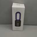 let'me 13 Inch Desk Fan, Bladeless Table Fan, 106 Oscillating Fan Touch Control with 3 Speeds and Night Light, Small Quiet Desk Fan for Personal, Office, Nightstand (grey)