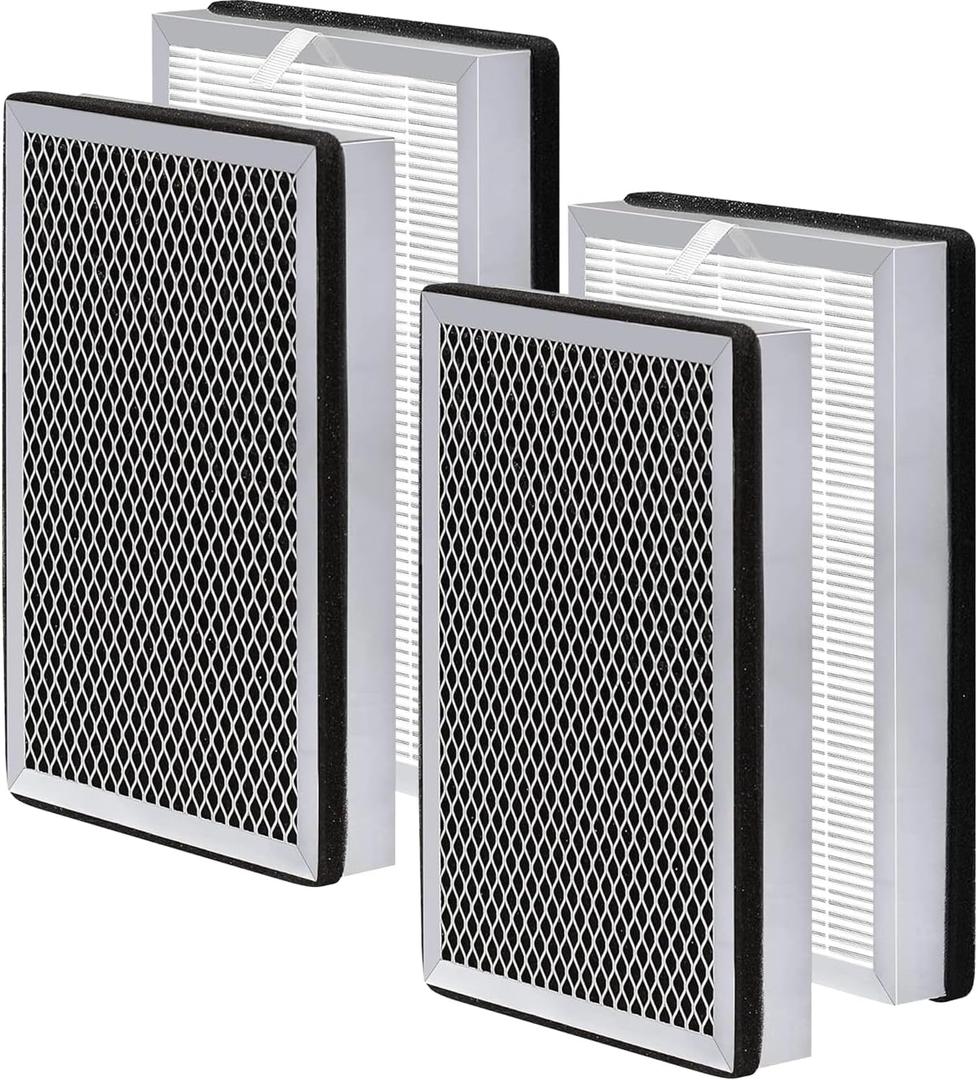 25 Air Purifier Replacement Filter: Compatible with MA Series Air Purifier 25 S1/W1/B1, 3 in 1 Pre-filter, Pleated Filter and Activated Carbon Filter, 4 Pack