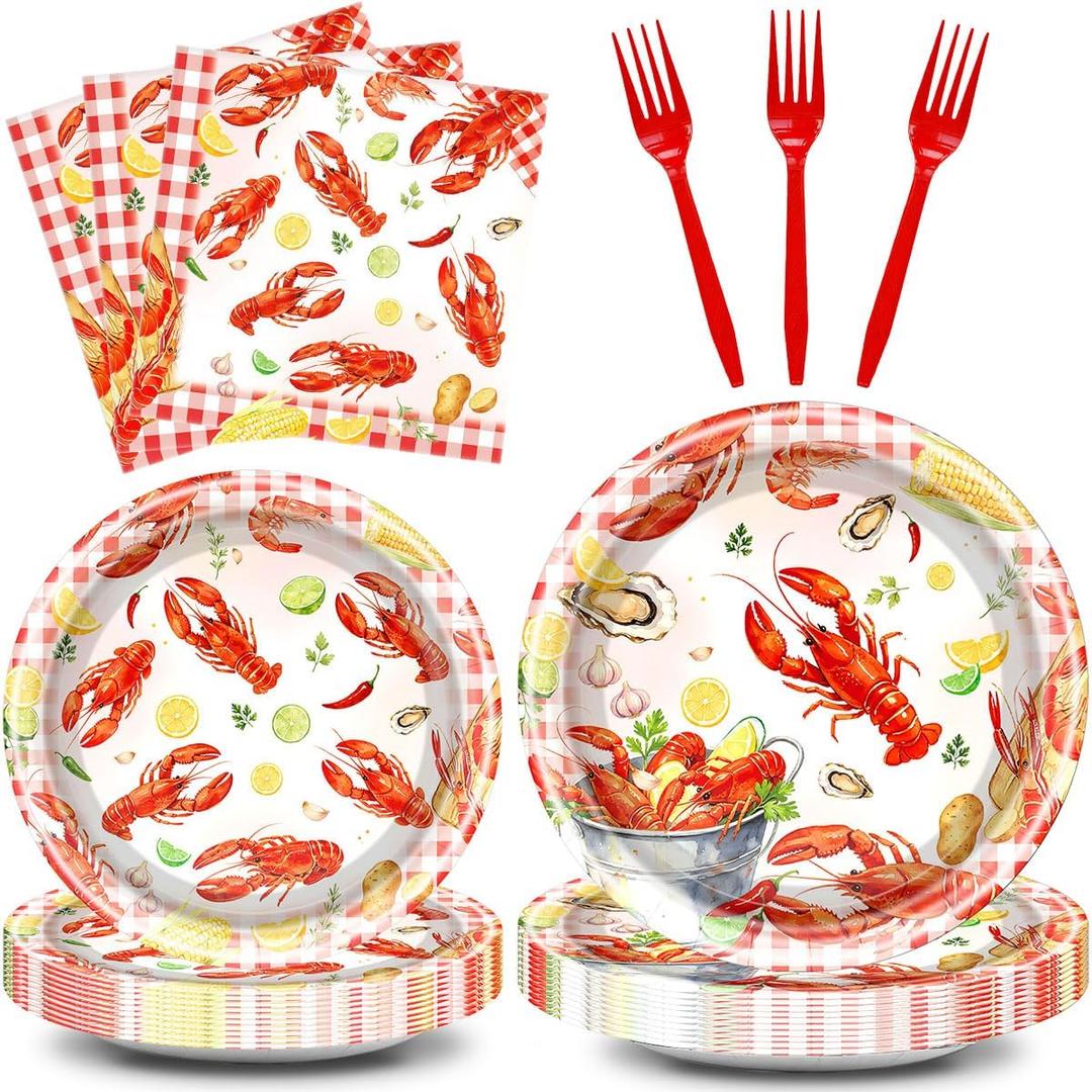 Seafood Boil Party Supplies Shrimp Boil Party Tableware Set