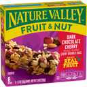 3 x Nature Valley Fruit and Nut Granola Bars, Dark Chocolate Cherry, 6 ct, 7.4 OZ (EXP 07/25/26)