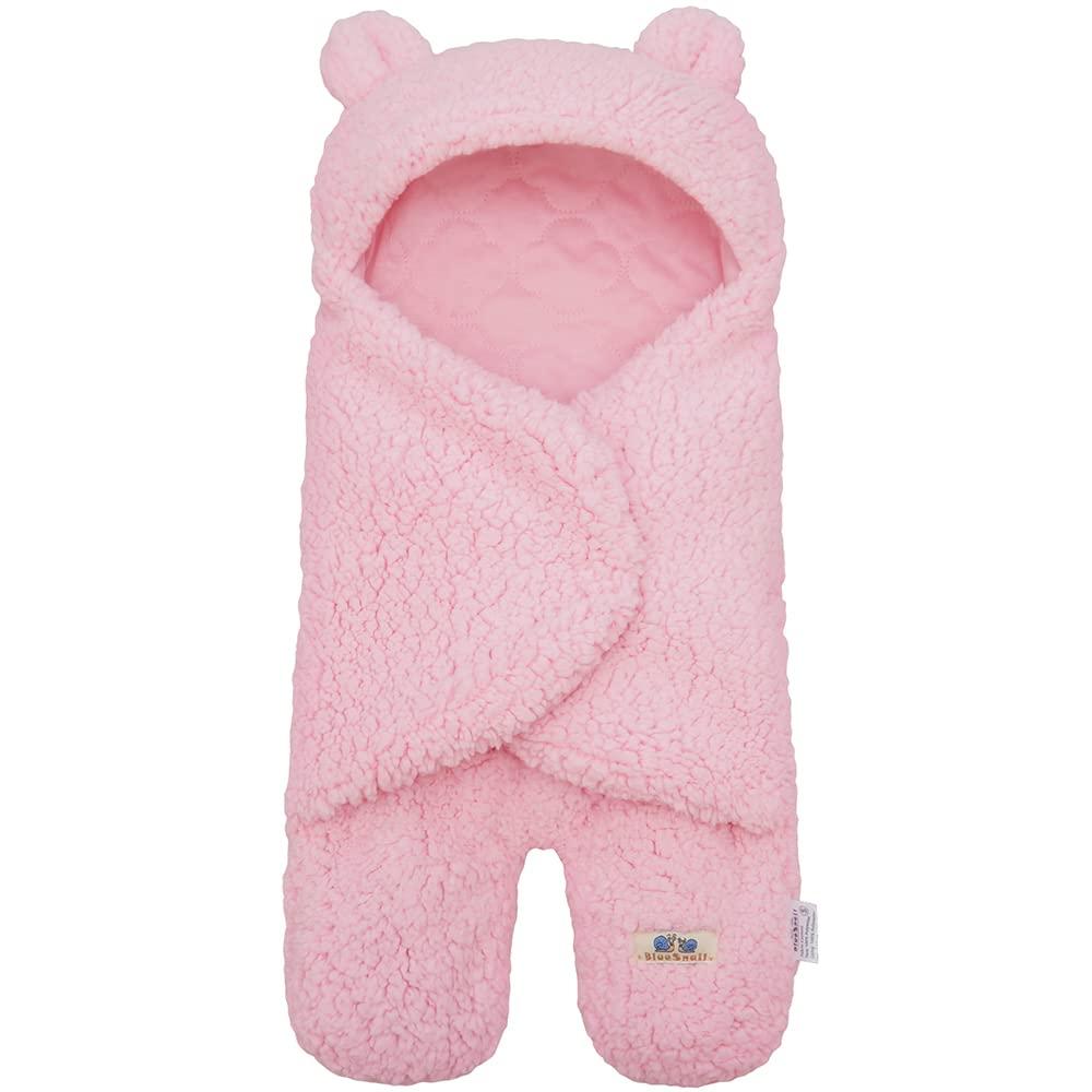 BlueSnail Newborn Receiving Blanket Baby Sleeping Wrap Swaddle(Pink)