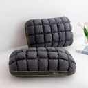 YOUR MOON Fluffy Support Bed Pillow Queen Size Set of 2, Super Soft Premium Down-Alternative Filling for Sleeping, Luxury Hotel Quality Bed Pillows for Side Sleeper (Gray)