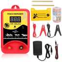 Electric Fence Charger for Livestock(with Grounding Rod), Electric Fence Charger, Fence Energizer 12KV Repel Predators, Fence Charger Ensure Secure Livestock Containmen,Supply for Diverse Farm