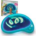 Discovery™ Mess-Free Glow Palette - Interactive Light-Up Art Pad with 12 Colors & Musical Play| Painting & Drawing Tablet| Travel Art Activity Kit| Arts & Crafts Toy for Kids Boys Girls Ages 4+